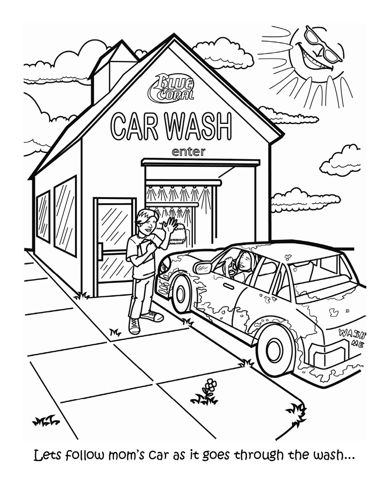 773x1000 Learn Free Coloring Pages Of Car Wash Printable, Proficiency Car