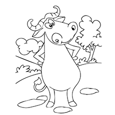 230x230 Top Free Printable Buffalo Coloring Pages Online