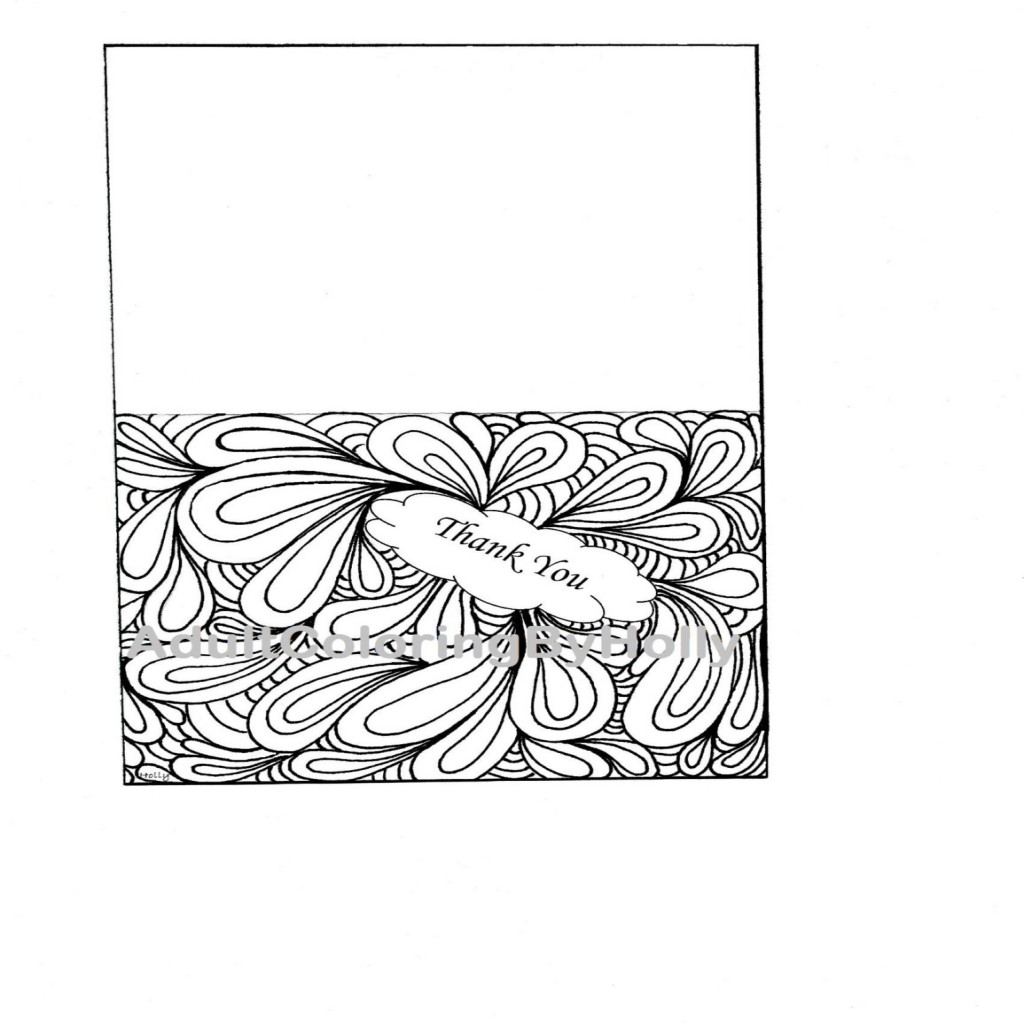 1024x1024 Thank You Card Coloring Page