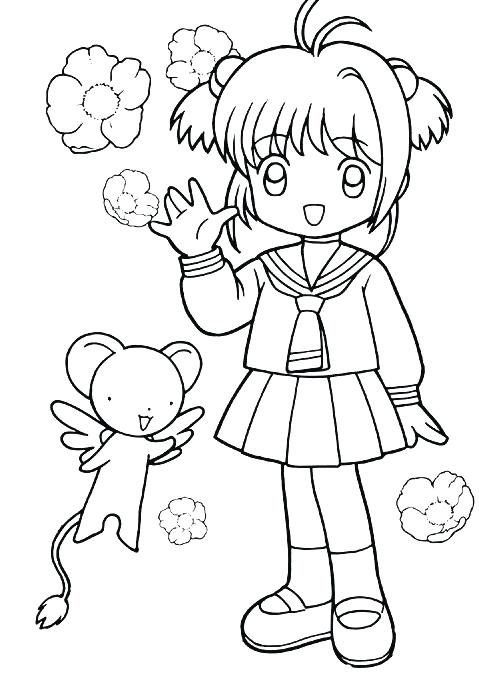 Cardcaptor Sakura Coloring Pages at GetDrawings.com | Free for personal