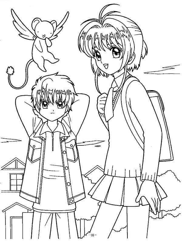 600x794 Nice Cardcaptor Sakura Coloring Pages Coloring Pages Kids