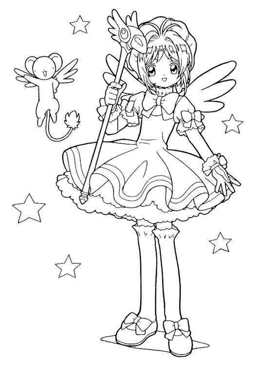 540x756 Coloring Pages Girly