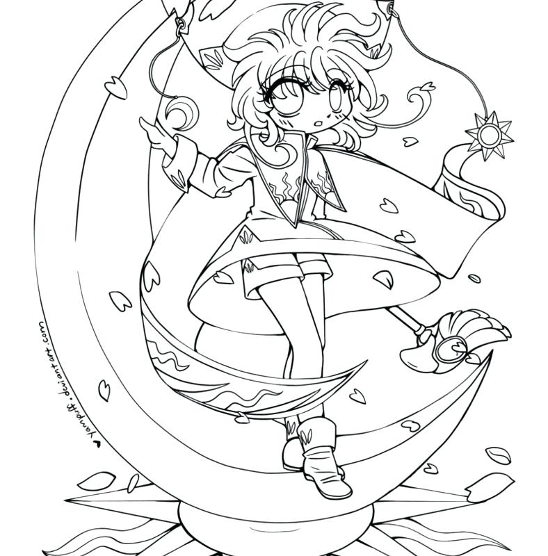 788x800 Cardcaptor Sakura Coloring Pages Open Coloring Sheets Free Pages