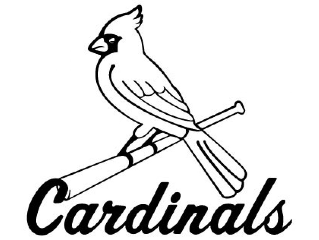 Cardinals Logo Coloring Pages at GetDrawings | Free download