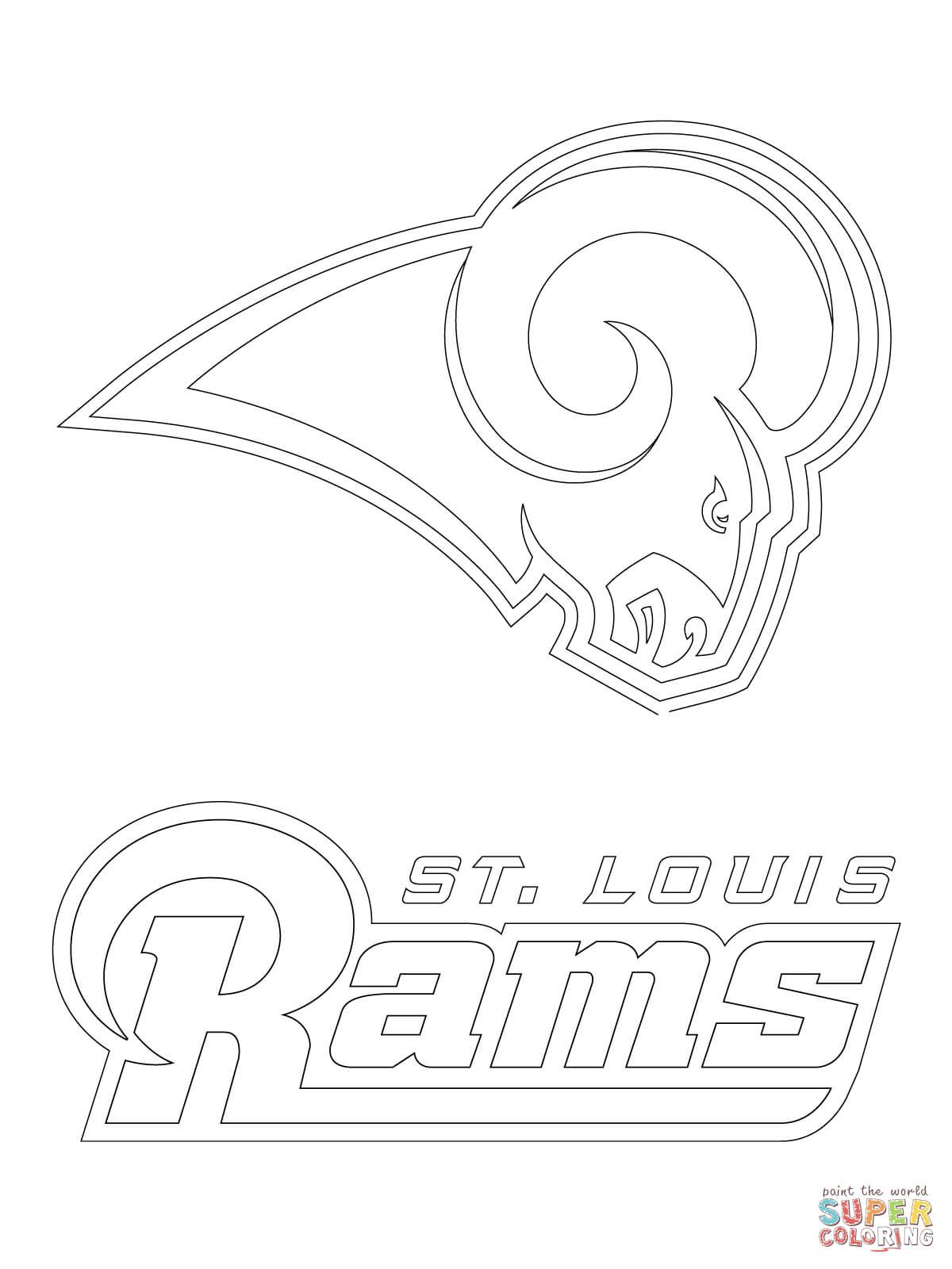 1200x1600 Useful St Louis Cardinals Logo Coloring Pages Click The Rams Page