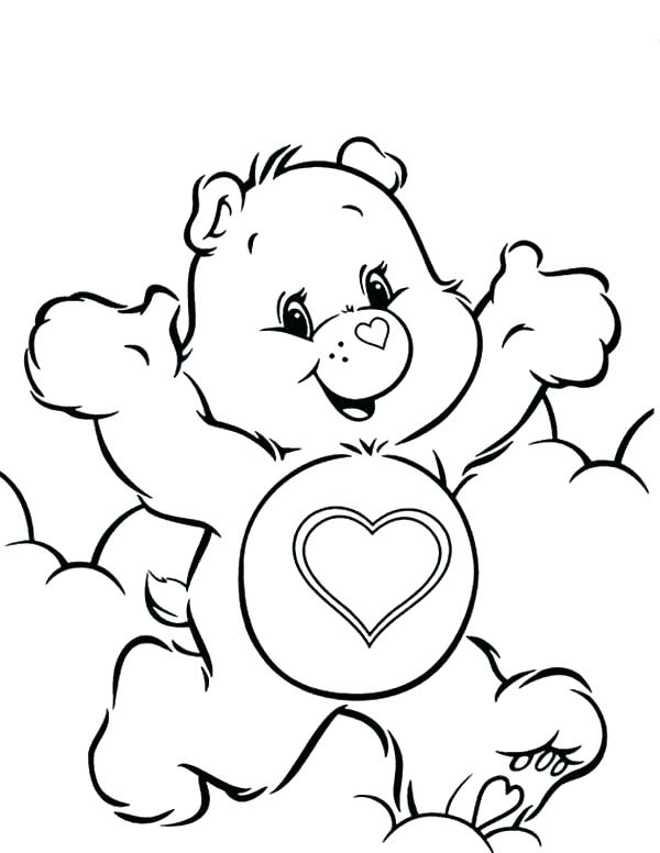 600x776 Carebear Coloring Pages Coloring Pages Teddy Bears Coloring Bears