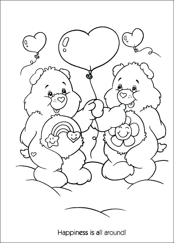 569x796 Care Bears Coloring Sheets Free