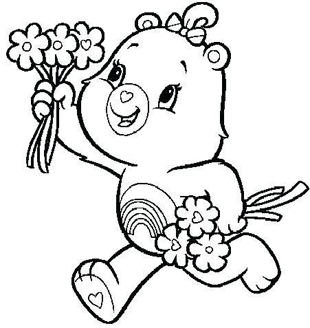 451x477 Care Bear Coloring Book Packed With Care Bear Coloring Book