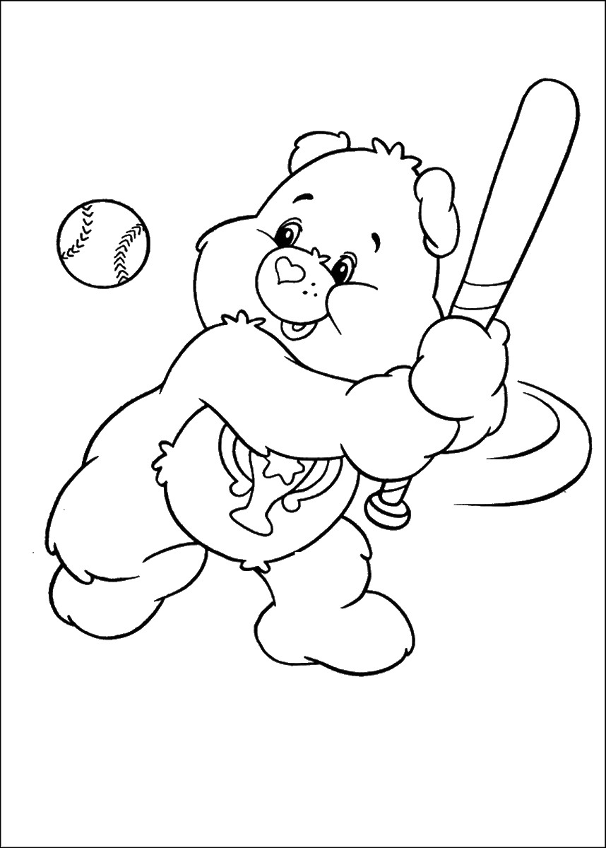 858x1200 Care Bears Coloring Pages