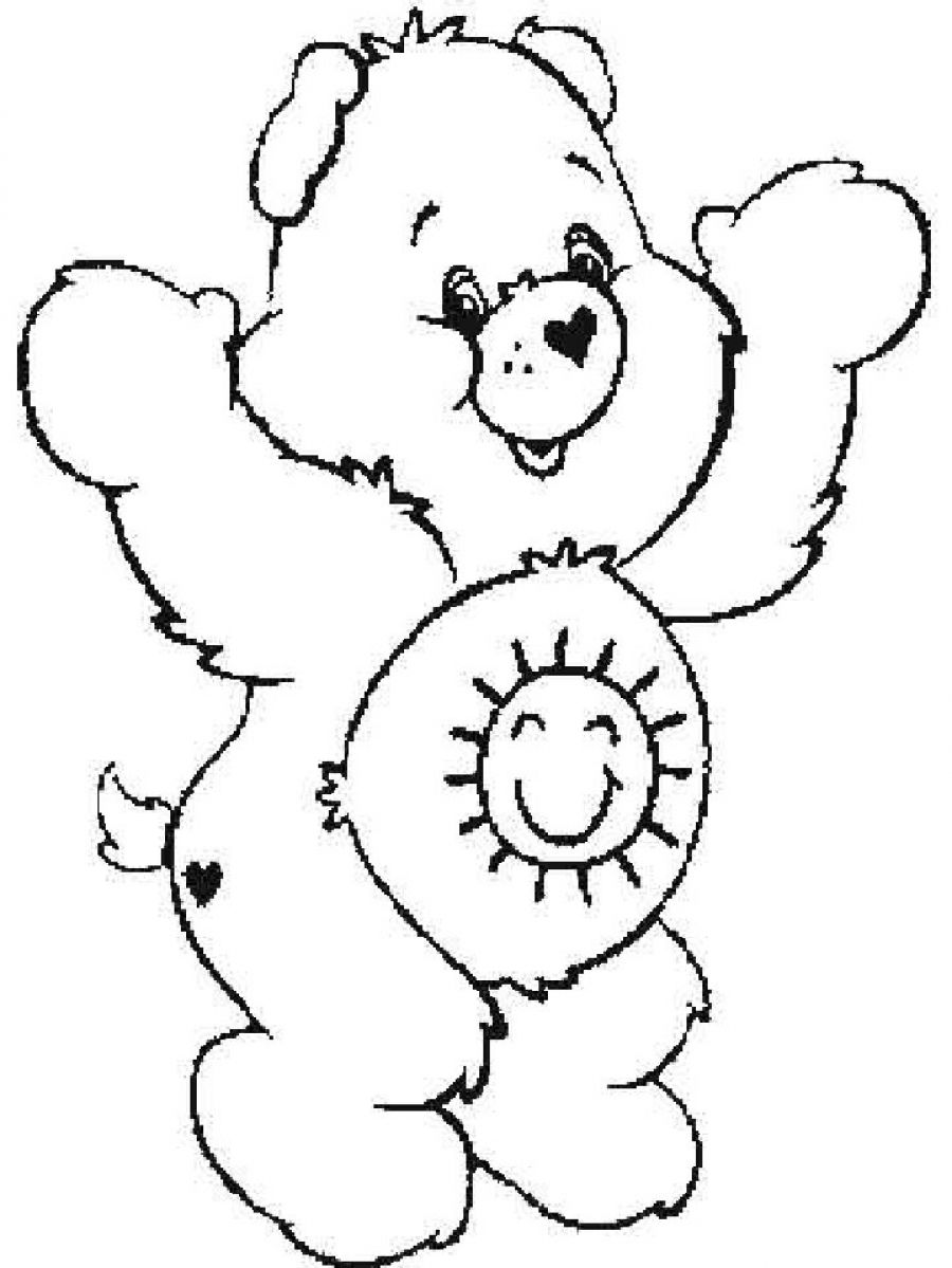 900x1199 Free Printable Care Bear Coloring Pages For Kids