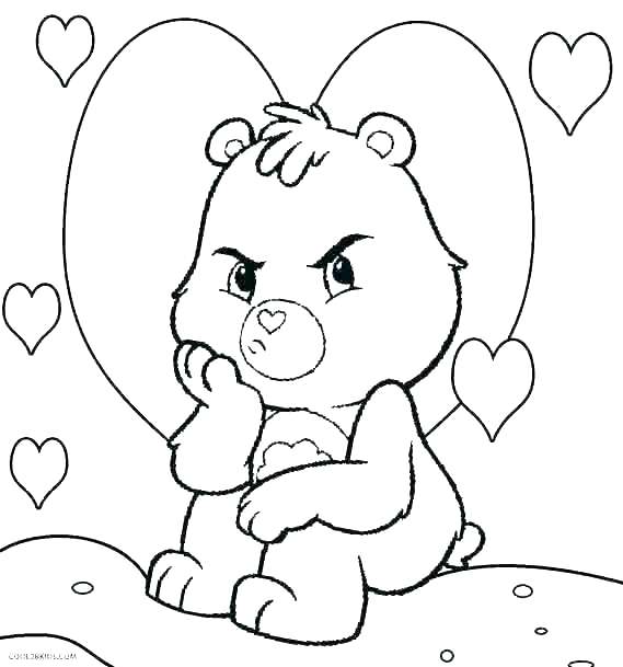 569x609 Coloring Page Bear