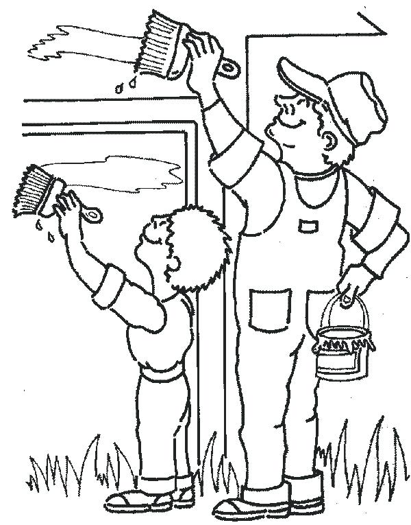 600x765 Free Coloring Pages Community Helpers Career Day Coloring Pages