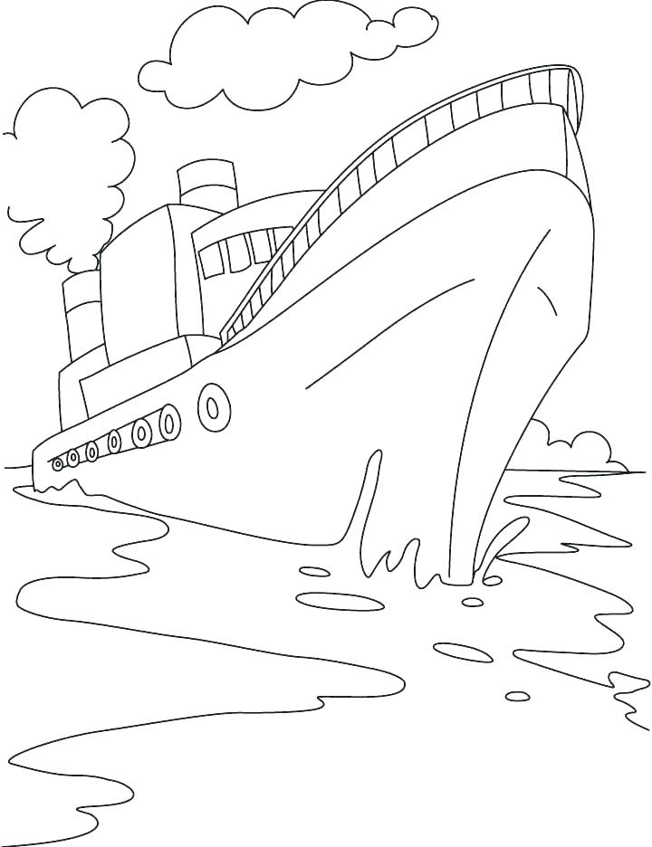 720x936 Cruise Ship Coloring Pages