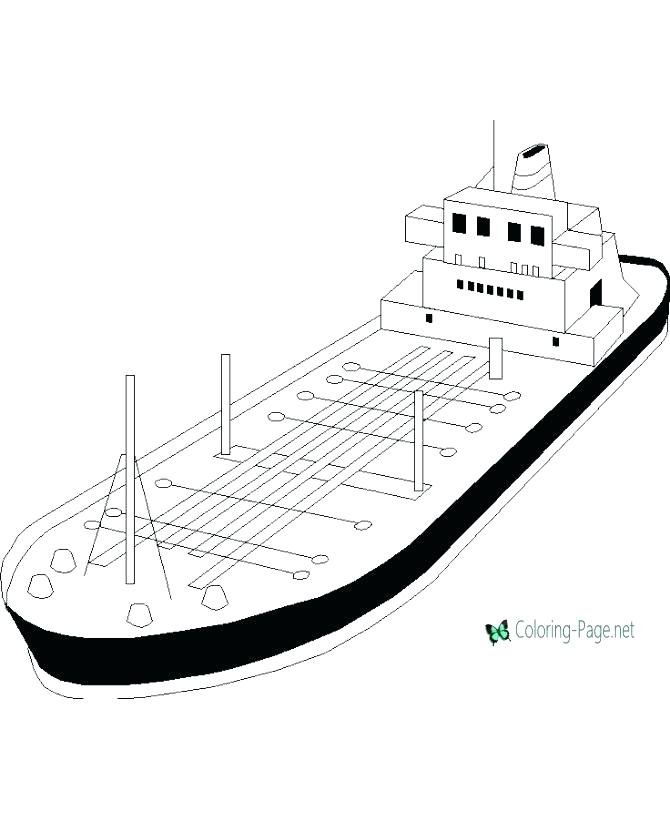 670x820 Boat Coloring Pages Boat Coloring Page Cargo Ship Coloring Pages