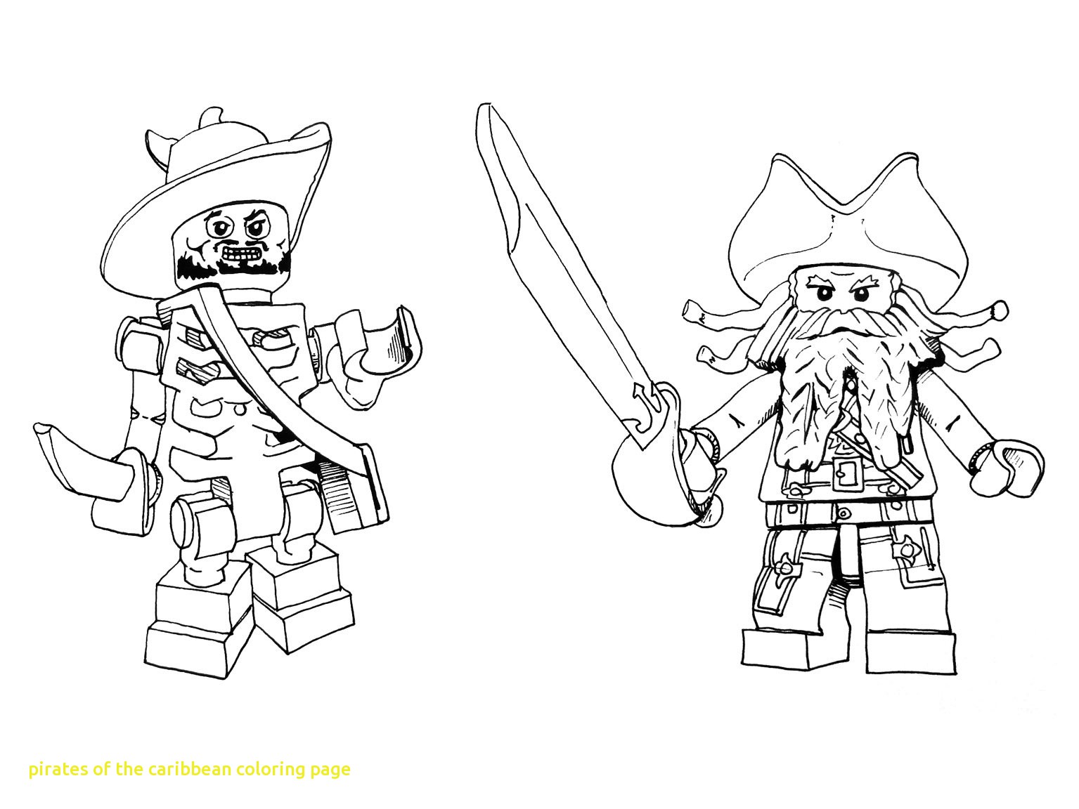 1535x1152 Pirates Of Caribbean Coloring Page With New Pirates