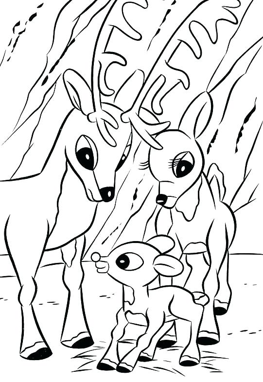 541x786 Caribou Coloring Pages Best The Red Nosed Reindeer Coloring Pages