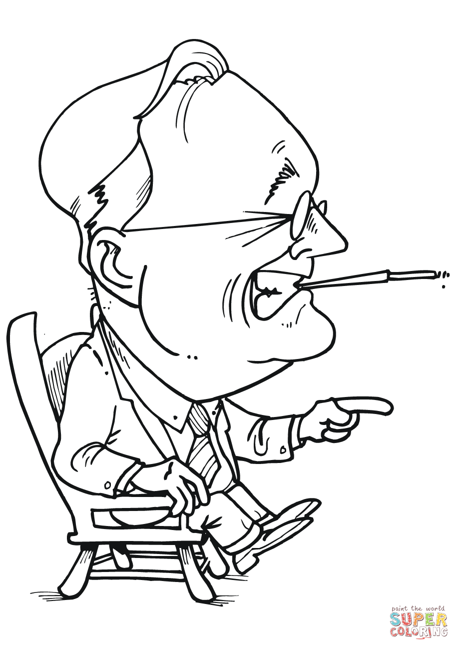 919x1300 Full Theodore Roosevelt Coloring Page Franklin