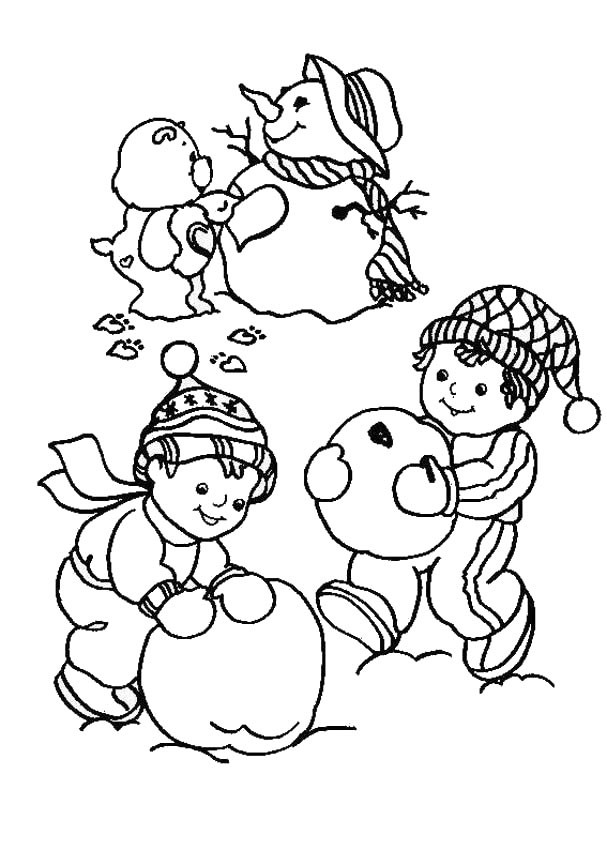 607x850 Care Bears Coloring Pages