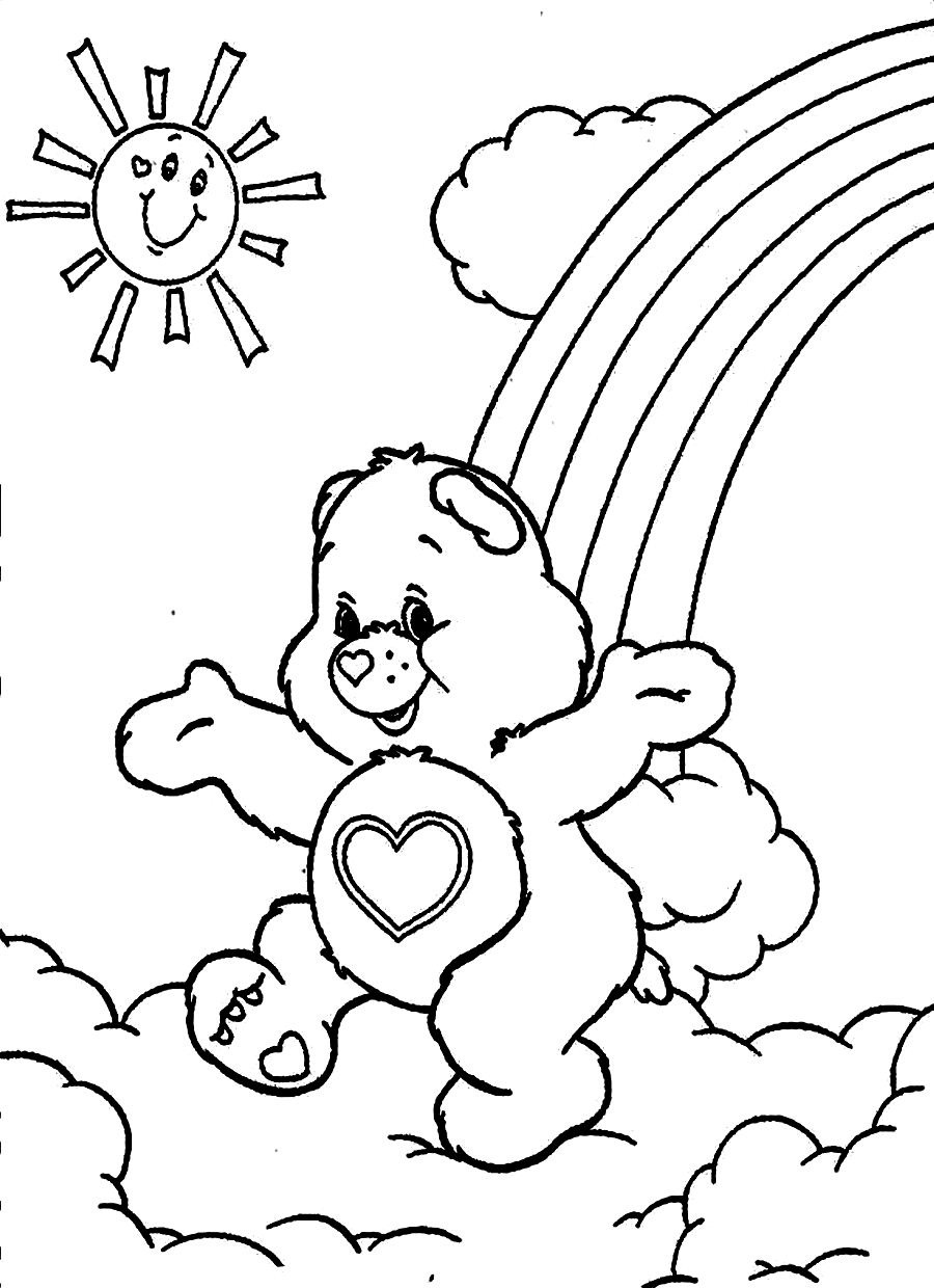 900x1240 Free Printable Care Bear Coloring Pages For Kids