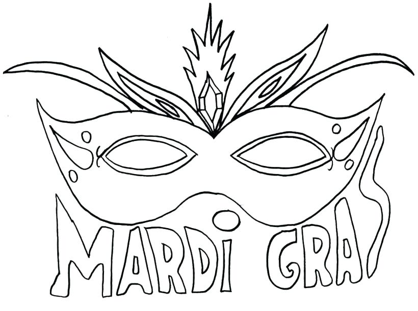 820x611 Mardi Gras Coloring Pages Coloring Page Holidays And Special