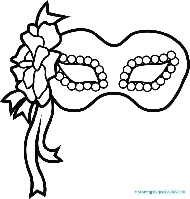 782x820 Mardi Gras Mask Colouring Page Coloring Pages Perfect Printable