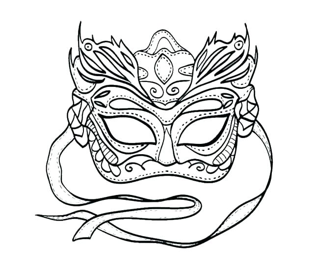 650x560 Mardi Gras Mask Printable Coloring Pages Mask Coloring Pages