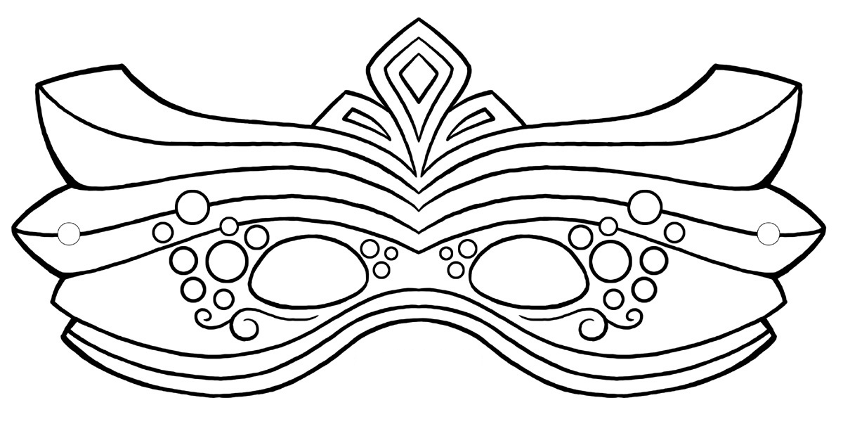 1200x613 Coloring Masks Printable Mardi Gras Mask Coloring Pages