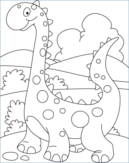 420x529 Ouranosaurus Dinosaur Coloring Pages