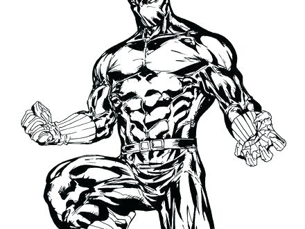 440x330 Panther Coloring Page New Black Panther Coloring Pages Print