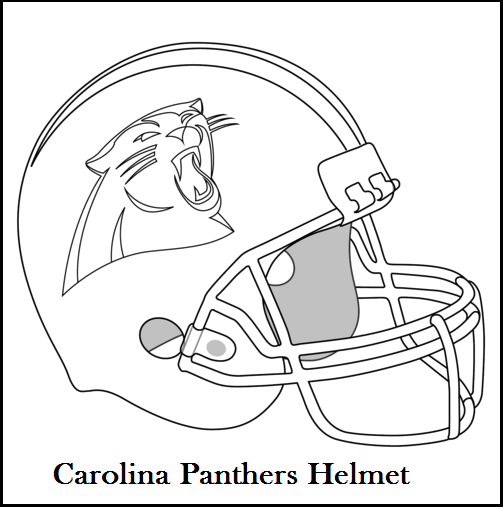 503x507 Carolina Panthers Helmet Coloring And Drawing Page Sport