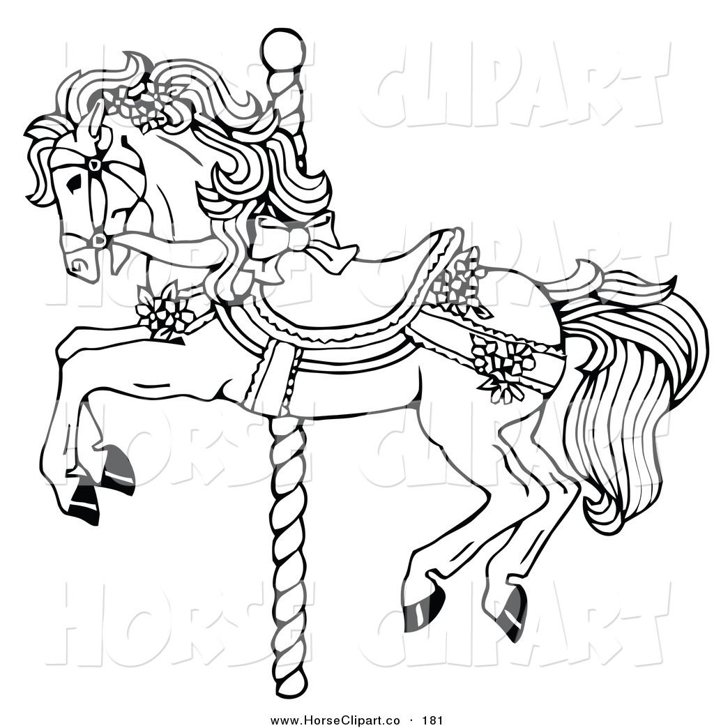 1024x1044 Carousel Horse Coloring Pages Coloring