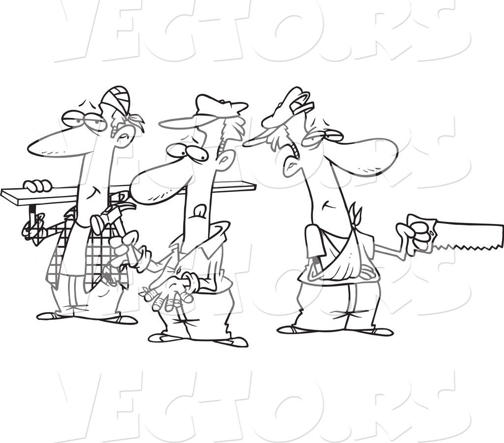 1024x900 Handyman Coloringe Literarywondrous For Kidses Vector Of Cartoon