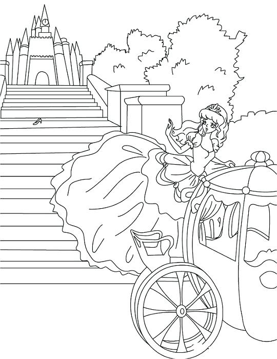 540x700 Cinderella Coloring Pages Coloring Pages Carriage Coloring Pages