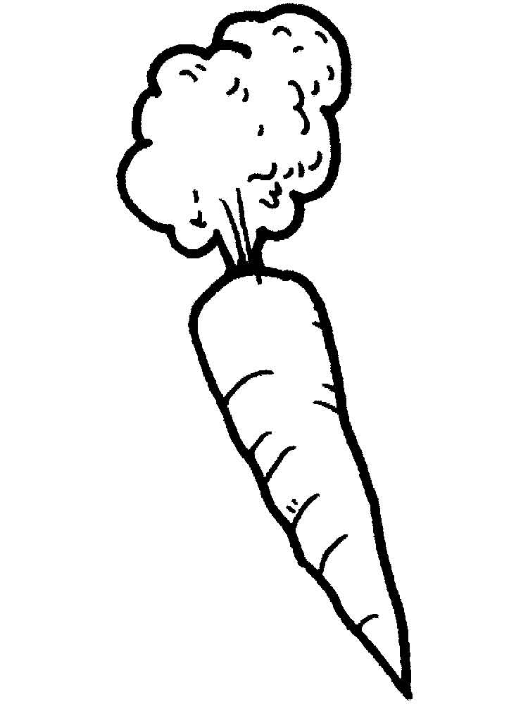 750x1000 Carrot Coloring Pages Download And Print Carrot Coloring Pages