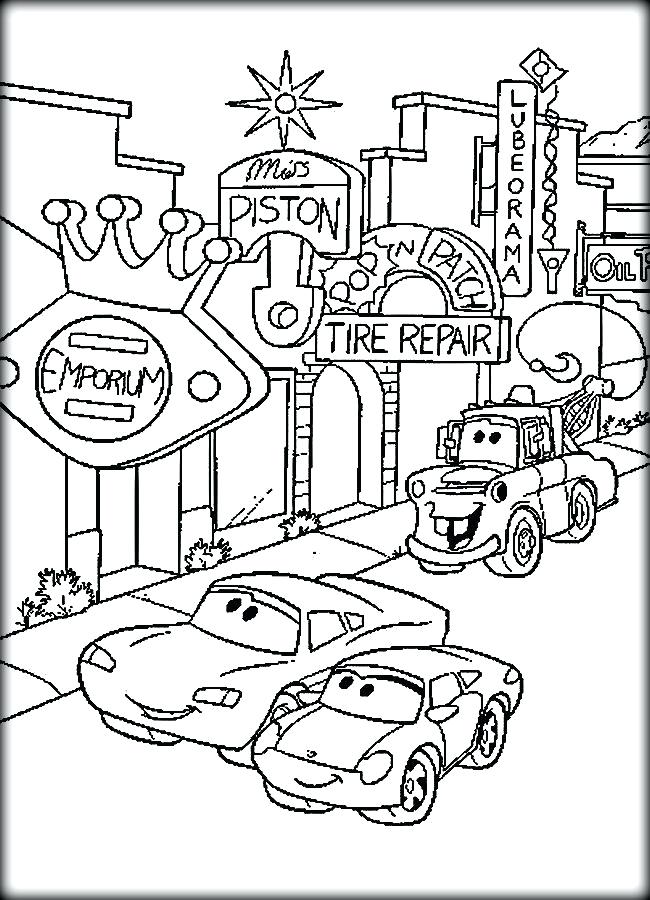 650x900 Cars Coloring Pages To Print Cars Coloring Pages Lightning Color