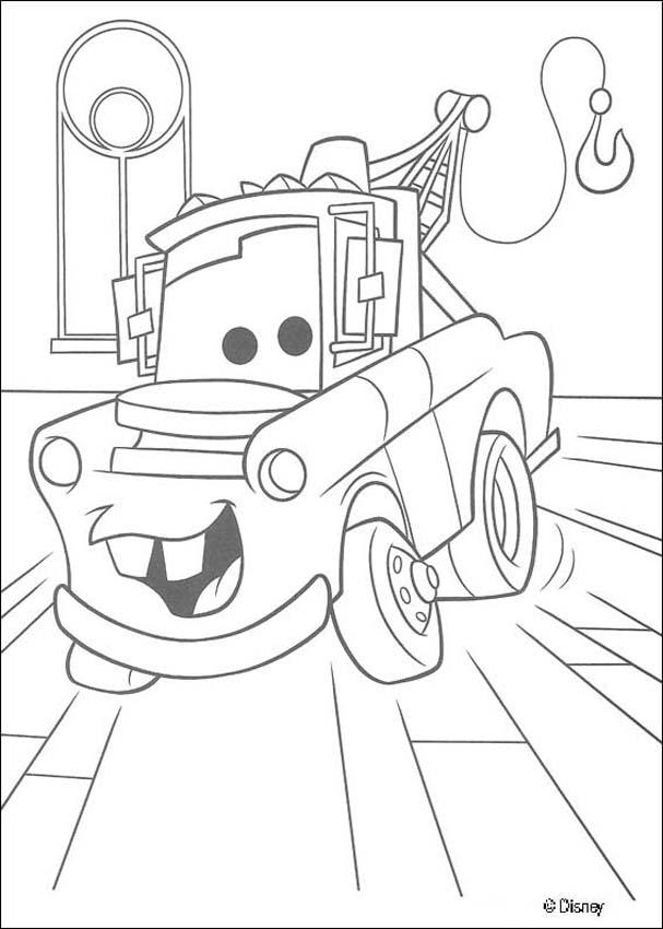 607x850 Cars Coloring Pages