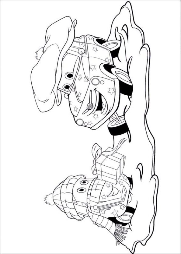 595x834 Kids N Coloring Pages Of Cars Christmas