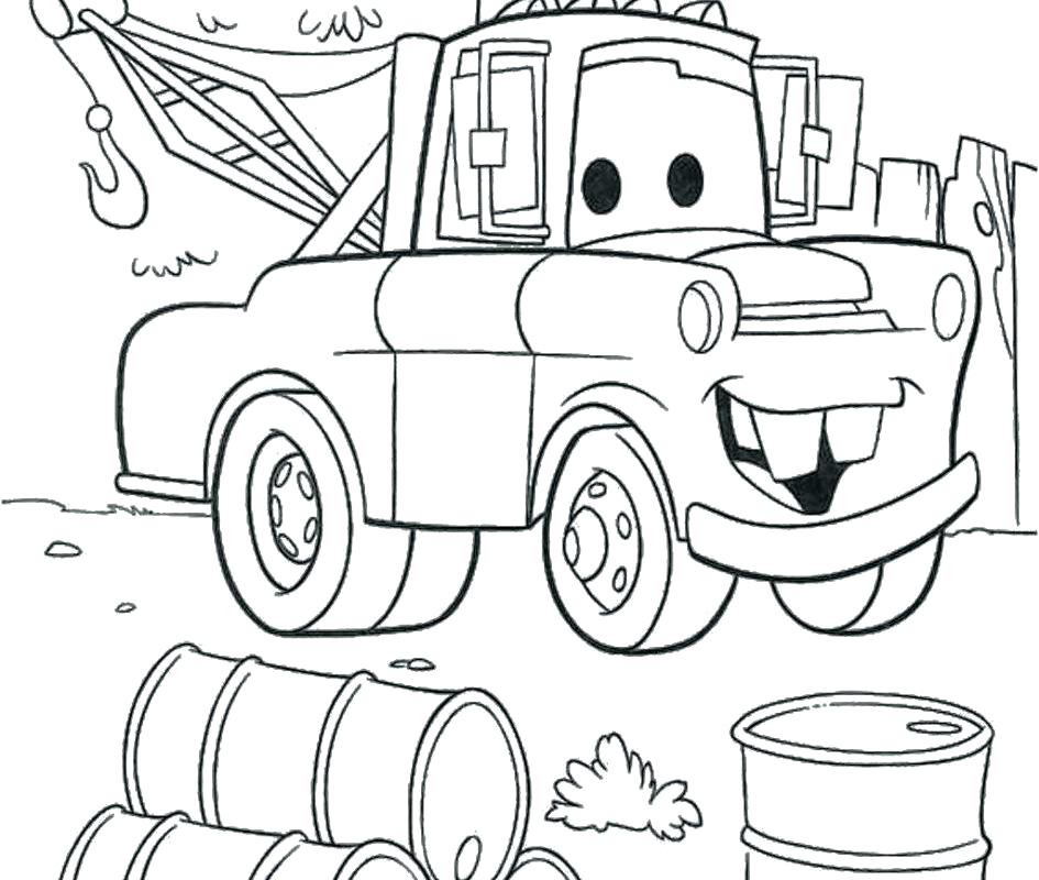 945x800 Inspiring Lightening Mcqueen Coloring Pages