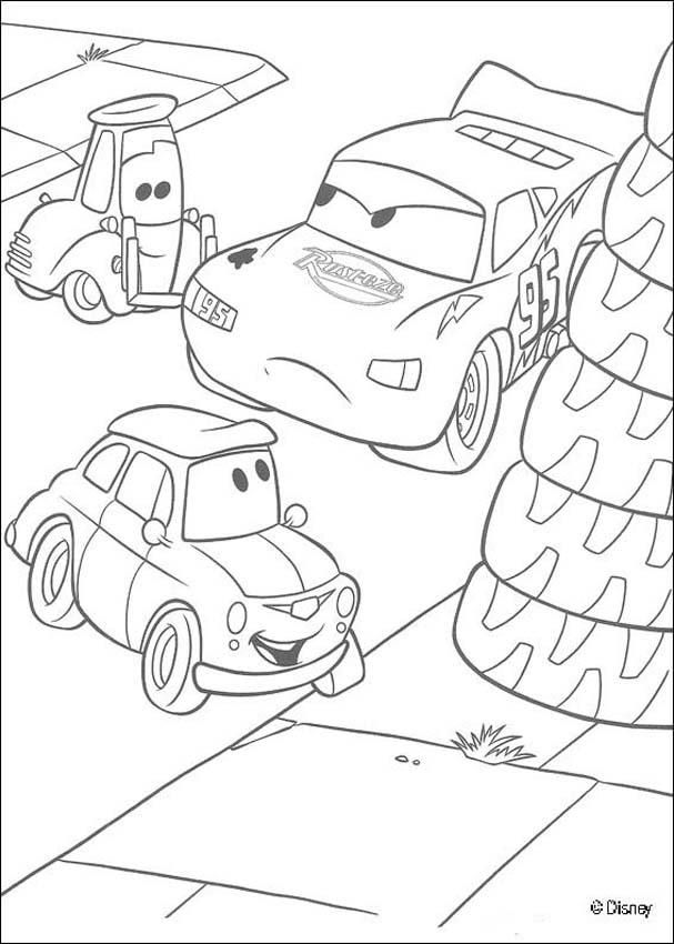 607x850 Disney Cars Lightning Mcqueen Coloring Pages Diy