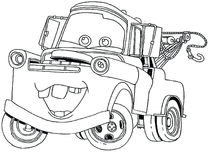 823x600 Cars Movie Coloring Pages To Print How About Coloring A Mack