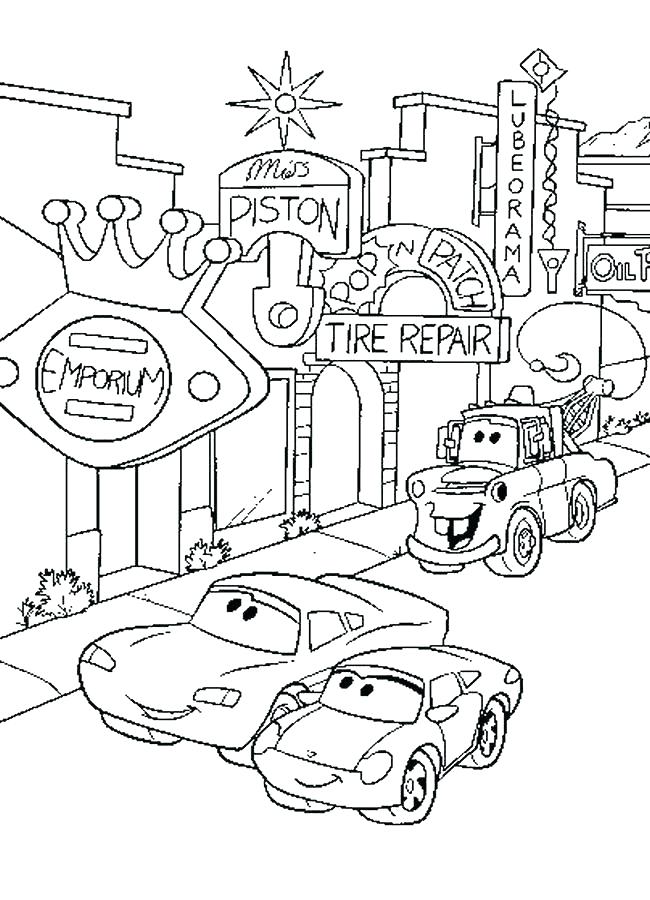 650x900 Coloring Car Pages Coloring Pages Of Car Cars Movie Coloring Pages