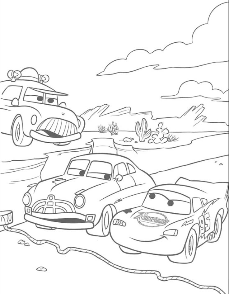 736x944 Disney Pixar Cars Movie Coloring Sheets Max's Birthday