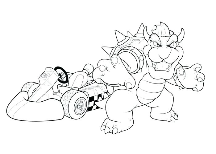700x500 Mario Cart Coloring Pages Kart Coloring Pages Kart Coloring