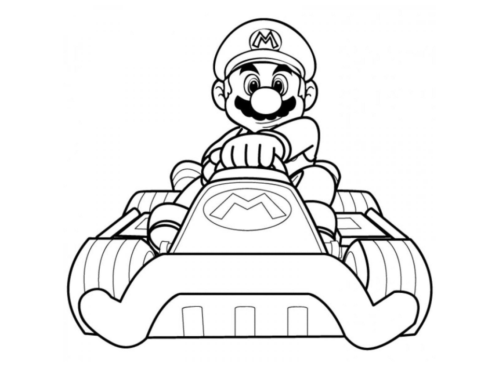 1608x1183 Mario Kart Video Games Printable Coloring Pages Amazing Cart Acpra