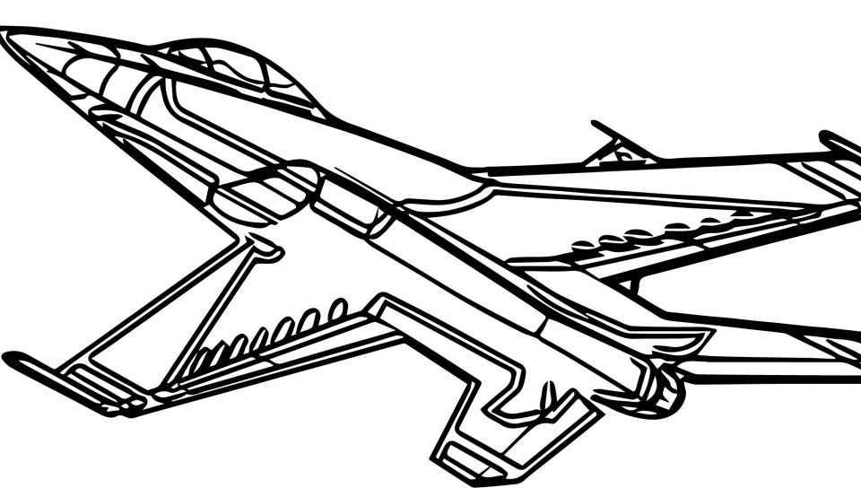 960x544 Bold Bossy Airplane Coloring Page Free Printable Pages Kids