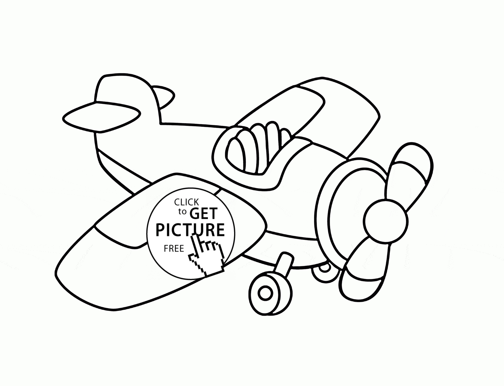 2080x1591 Cartoon Airplane Coloring Page Free Good Night Pics Coloring Pages