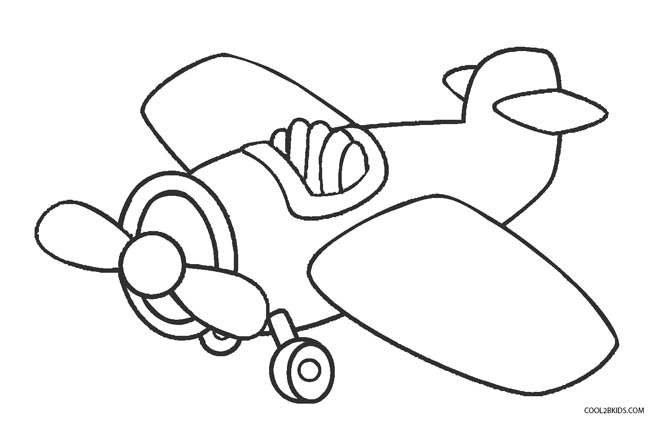 670x426 Free Printable Airplane Coloring Pages For Kids