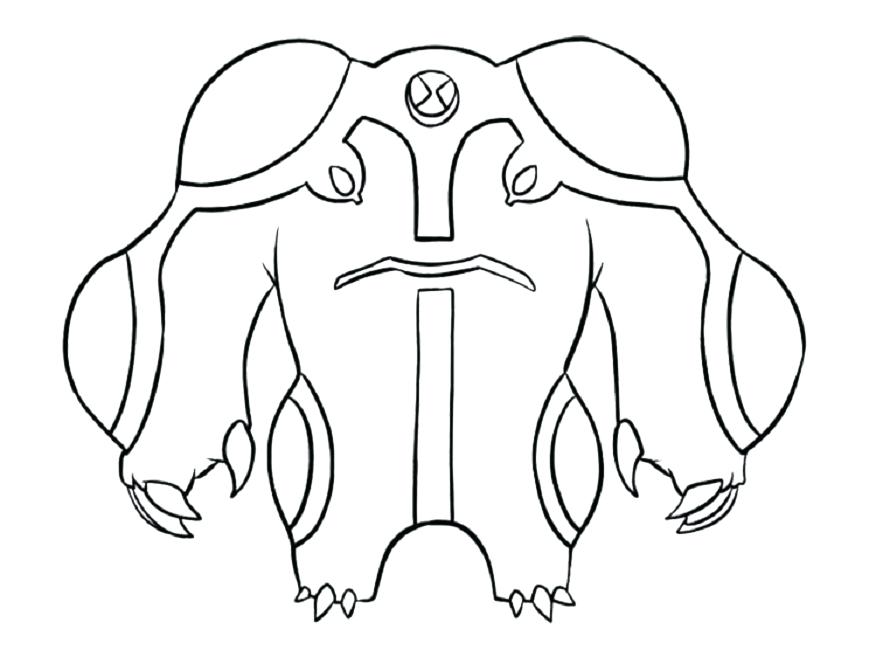 876x650 Ben Printable Coloring Pages Ultimate Aliens Coloring Pages
