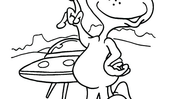 585x329 Alien Coloring Page Alien Coloring Page Printable Pages For Kids