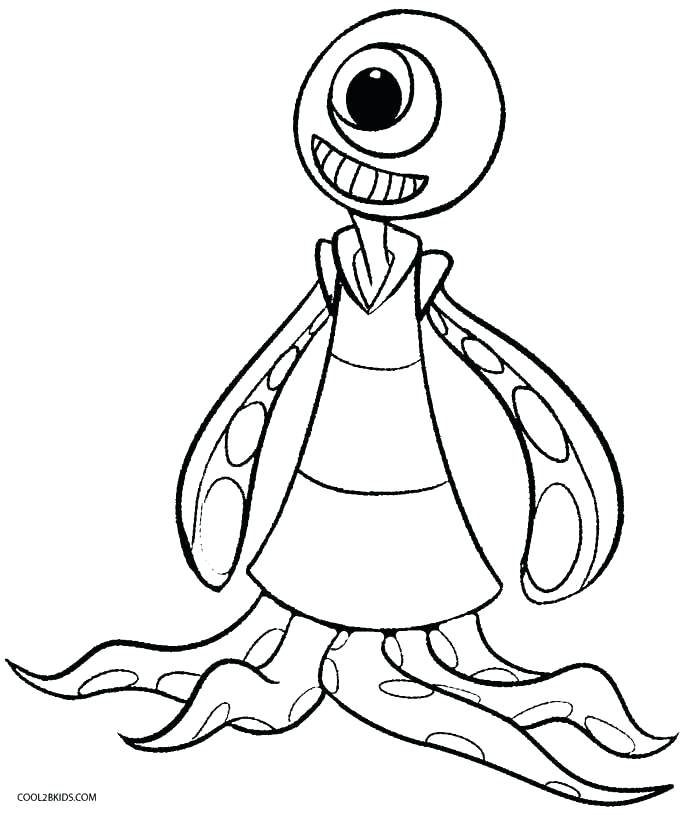 689x815 Cartoon Alien Coloring Pages Alien Coloring Pages Elegant Aliens